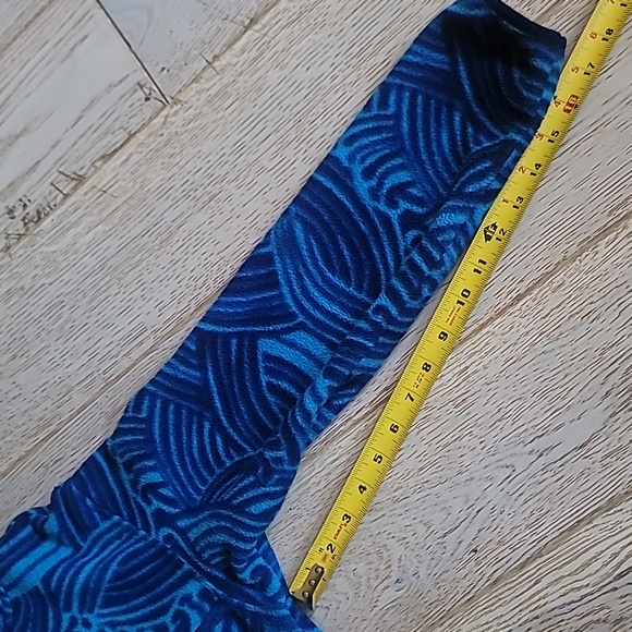 🌊 Patagonia Wave Print Synchilla Snap-T pullover fleece kids size L 12 - Picture 8 of 10